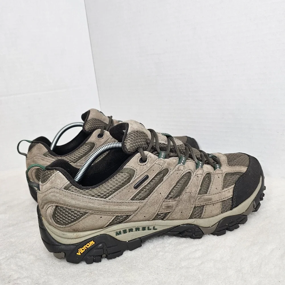 Merrell Moab 2 Vent Hiking Shoes Walnut Mens Size 11.5 Suede Mesh Vibram Sole